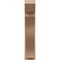 Ekena Millwork 8-in W x 34-in D x 38-in H Funston Slat Rough Cedar Woodgrain TimberThane Outlooker, Primed Tan OUTUR080X34X38FST24RCPR - alternate 5
